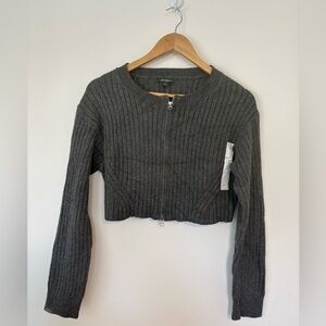 Crop Grey Sweater